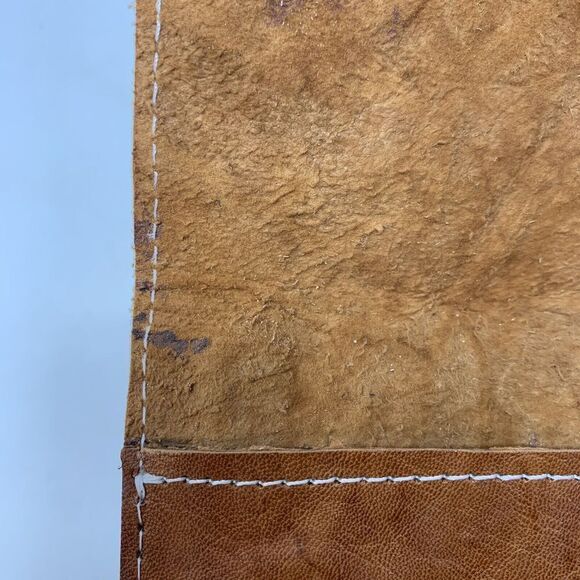 Handmade Leather Crossbody Bag Cognac Brown Small Travel 2nd Story Goods 7x6 - Picture 5 of 6